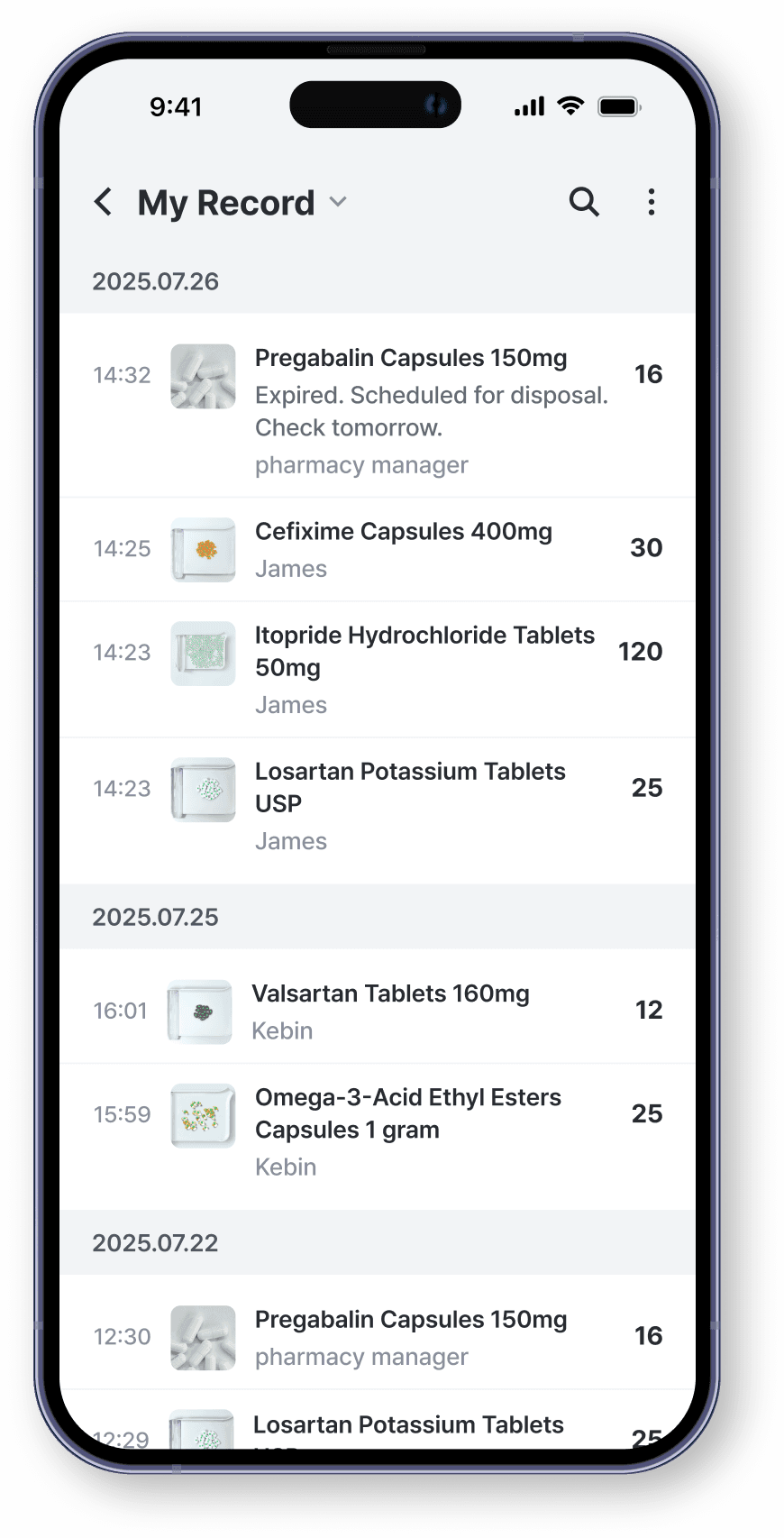 Counting History Phone